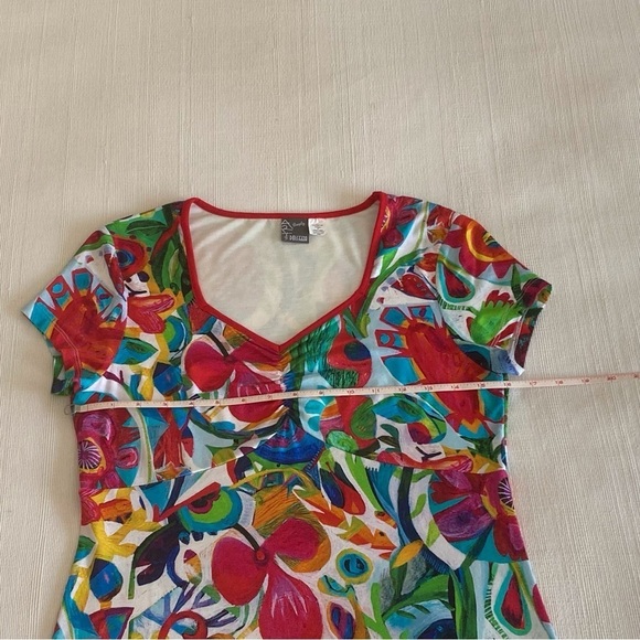 DOLCEZZA Simply Art Dress « Flower Heart »  Sz Small - Picture 9 of 12